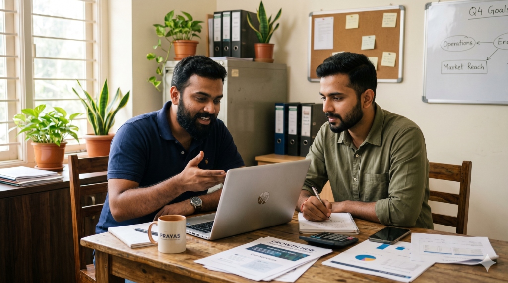 Team discussing digital strategy